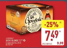 ALDI LA GOUDALE BIÈRE BLONDE 7,2° offre