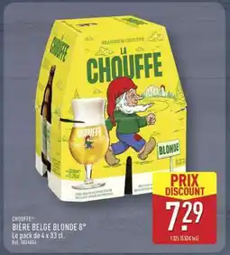 ALDI CHOUFFE BIÈRE BELGE BLONDE 8° offre