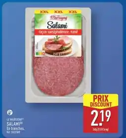 ALDI LE MARSIGNY SALAMI offre