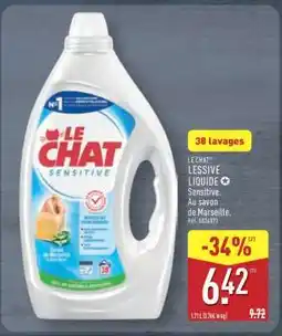 ALDI LE CHAT Lessive liquide offre