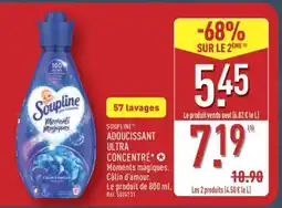 ALDI SOUPLINE ADOUCISSANT ULTRA CONCENTRÉ offre