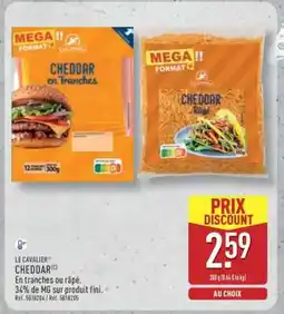 ALDI LE CAVALIER CHEDDAR offre