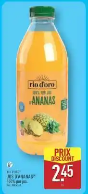 ALDI RIO D'ORO JUS D'ANANAS offre