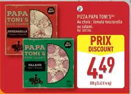 ALDI PIZZA PAPA TONI'S offre