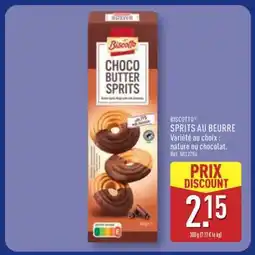 ALDI BISCOTTO SPRITS AU BEURRE offre