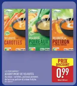 ALDI ASSORTIMENT DE VELOUTÉS offre