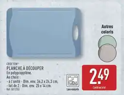 ALDI CROFTON PLANCHE À DÉCOUPER offre