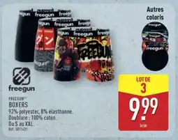 ALDI FREEGUN BOXERS offre