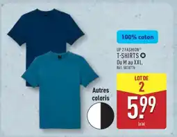 ALDI UP 2 FASHION T-SHIRTS offre