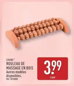 ALDI CRANE ROULEAU DE MASSAGE EN BOIS offre