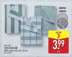 ALDI CROFTON TORCHONS offre