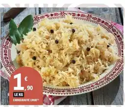 E.Leclerc Choucroute Crue offre