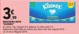 E.Leclerc MOUCHOIRS BOÎTE KLEENEX offre