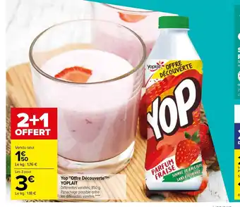 Carrefour Yop "Offre Dècouverte" Yoplait offre