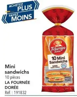 METRO Mini sandwichs la fournée offre