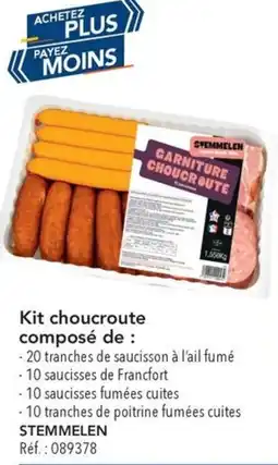 METRO Kit choucroute offre
