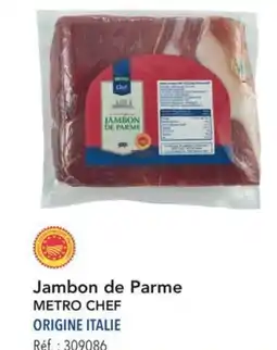 METRO Jambon de parme metro chef offre