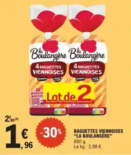 E.Leclerc Express Baguettes viennoises la boulangere offre
