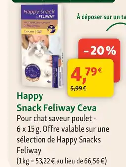 Maxi Zoo Feliway happy snack offre