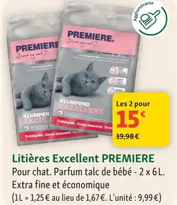 Maxi Zoo Premiere litières excellent offre