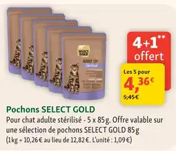 Maxi Zoo Select gold pochons offre