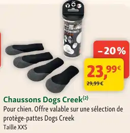 Maxi Zoo Dogs creek chaussons offre