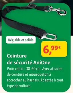 Maxi Zoo Anione ceinture de sécurité offre