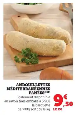 Super U Andouillettes méditerranéennes panées offre