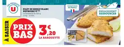 Super U U filet de merlu blanc meunière offre