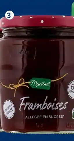 Lidl Maribel confiture intense framboises offre