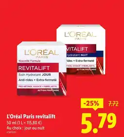 Lidl L'oréal paris revitalift offre