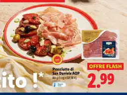 Lidl Italiamo prosciutto di san daniele aop offre