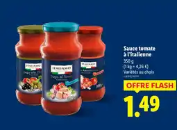 Lidl Italiamo sauce tomate à l’italienne offre
