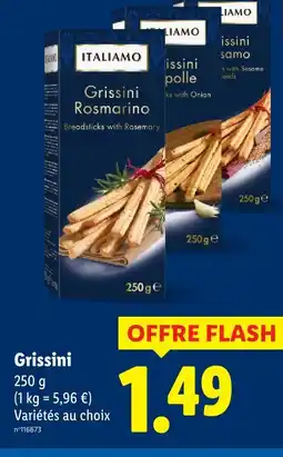 Lidl Italiamo grissini offre