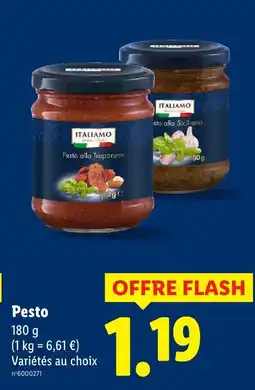 Lidl Italiamo pesto offre