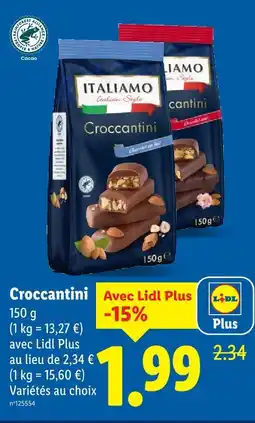 Lidl Italiano croccantini offre