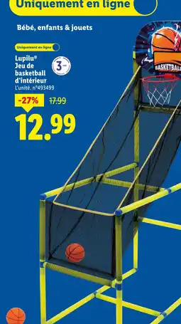 Lidl Lupilu jeu de basketball d’intérieur offre