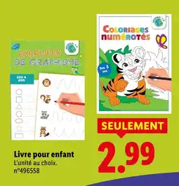 Lidl Naturalis livre pour enfant offre