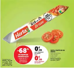 U Express Herta pate a tarte en or offre