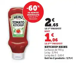 U Express Heinz ketchup offre