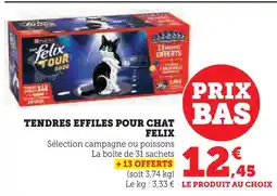 U Express Felix tendres effilés pour chat offre