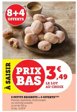 U Express 8 petits beignets + 4 offerts offre