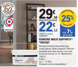 E.Leclerc Brico Foxter - peinture multi-supports offre