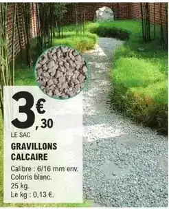 E.Leclerc Brico Gravillans calcaire offre