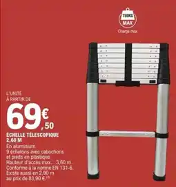 E.Leclerc Brico Échelle télescopique offre