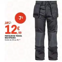 E.Leclerc Brico Pantalon de travail multipoches offre