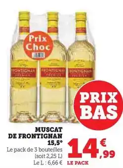 Hyper U Frontignan - muscat 15,5° offre