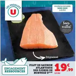 Hyper U U - filet de saumon atlantique des fjords de norvege offre
