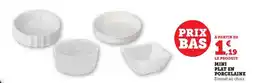 Hyper U Mini plat en porcelaine offre