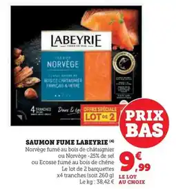 Super U Labeyrie - saumon fume offre